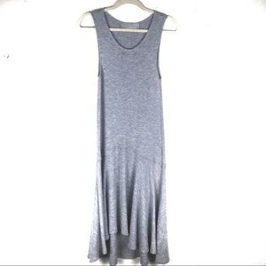 Hi-low jersey dress
